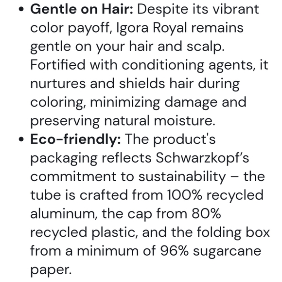 Schwarzkopf Igora Royal 9-7 Extra Light Blonde Copper color - brand new - Picture 4 of 4